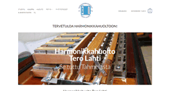 Desktop Screenshot of harmonikkahuolto.net