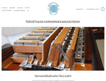 Tablet Screenshot of harmonikkahuolto.net